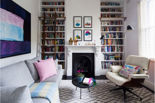Library-backgroud-home-decor-houzz